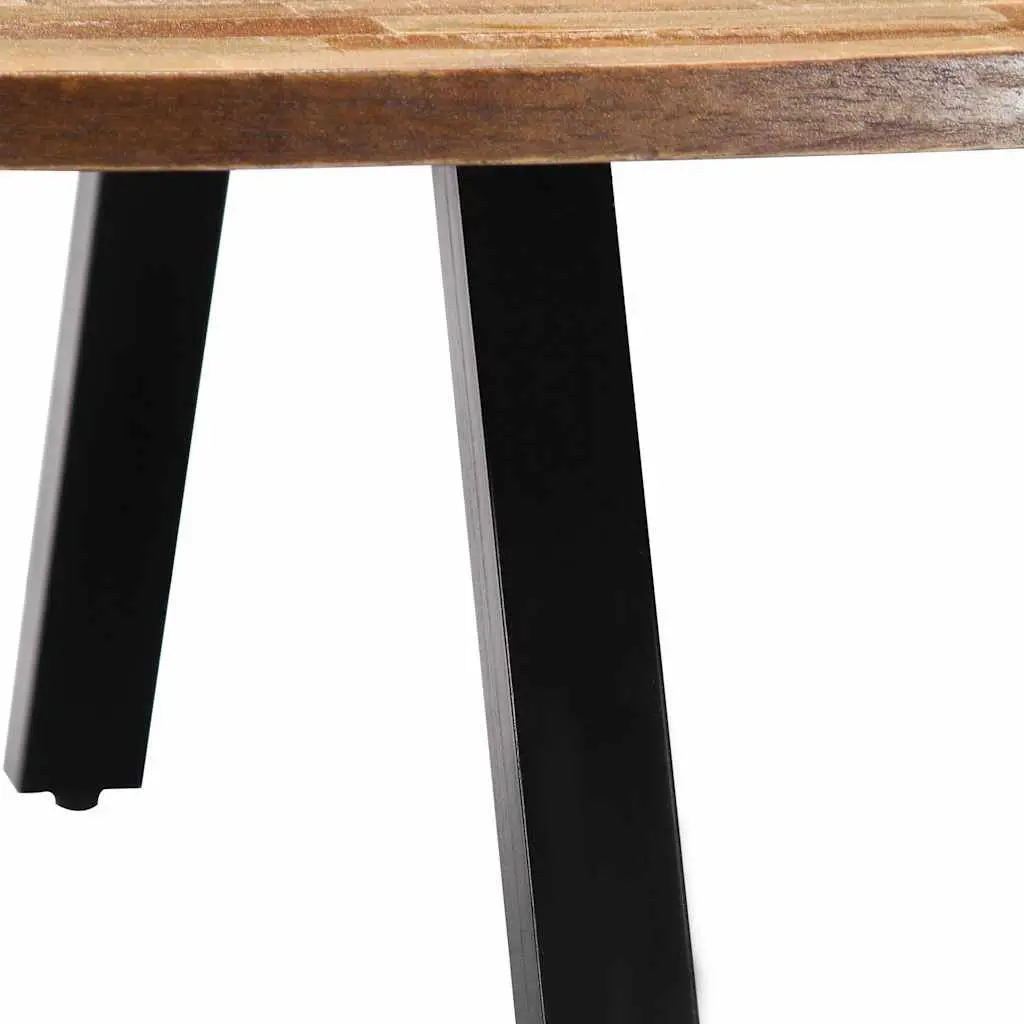 Oval Coffee Table Reclaimed Teak Solid Wood 120x60x30cm Brown