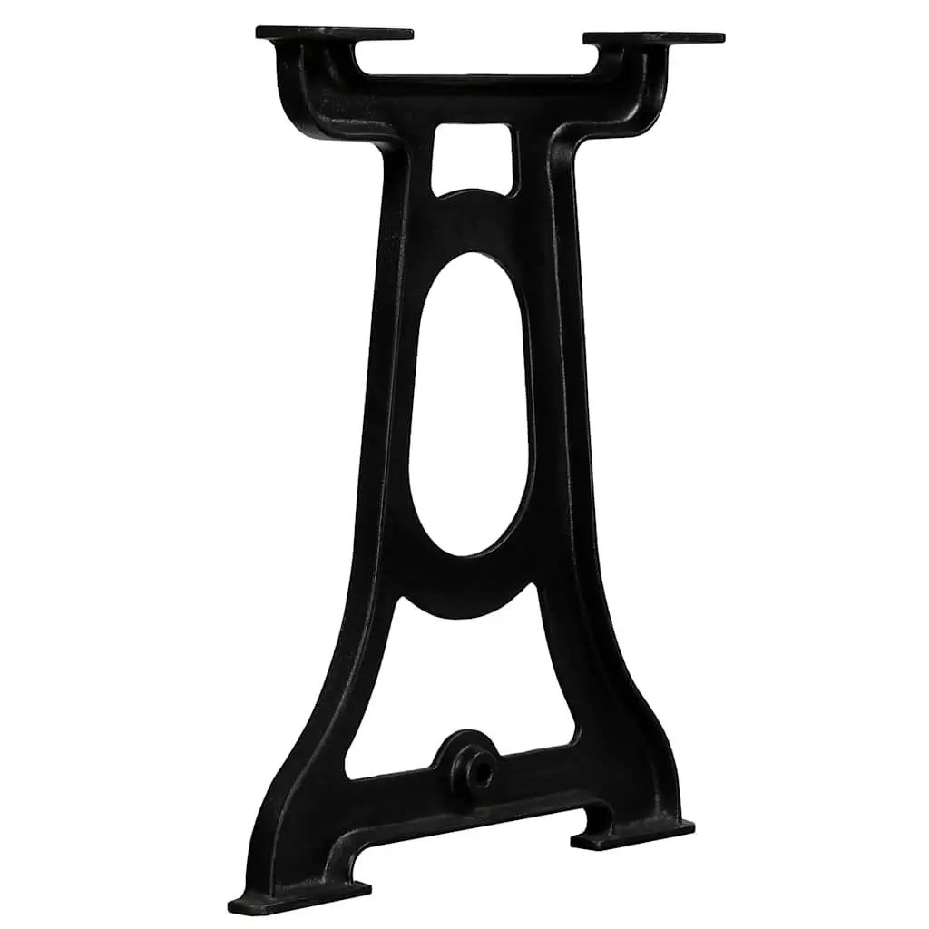 Industrial Black Y-Frame Table Legs for Dining Tables