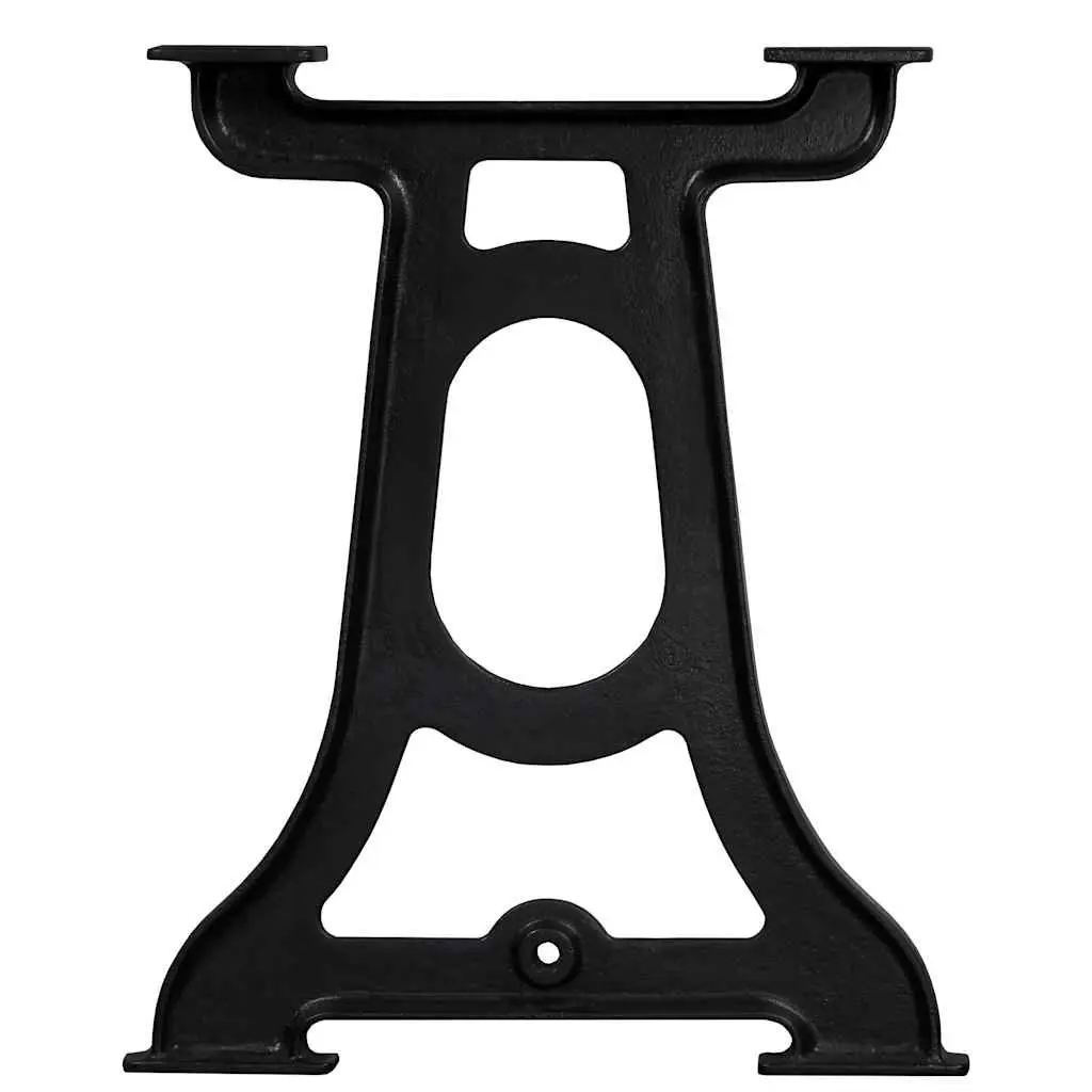Industrial Black Y-Frame Table Legs for Dining Tables
