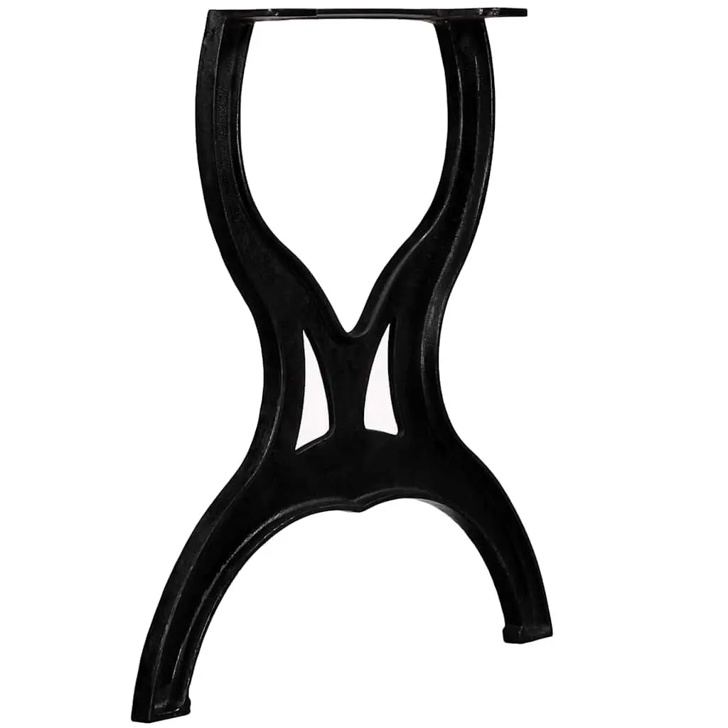 Cast Iron X-Frame Table Legs for Industrial Style