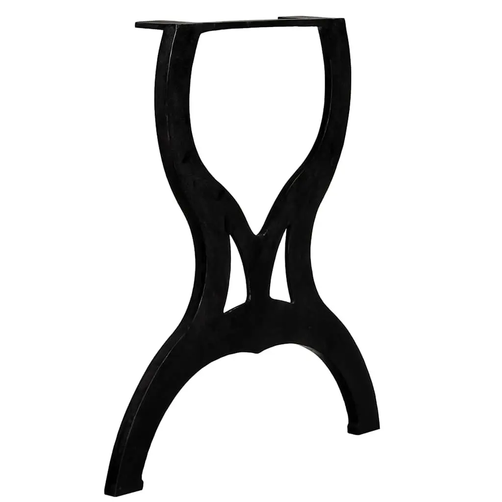 Cast Iron X-Frame Table Legs for Industrial Style