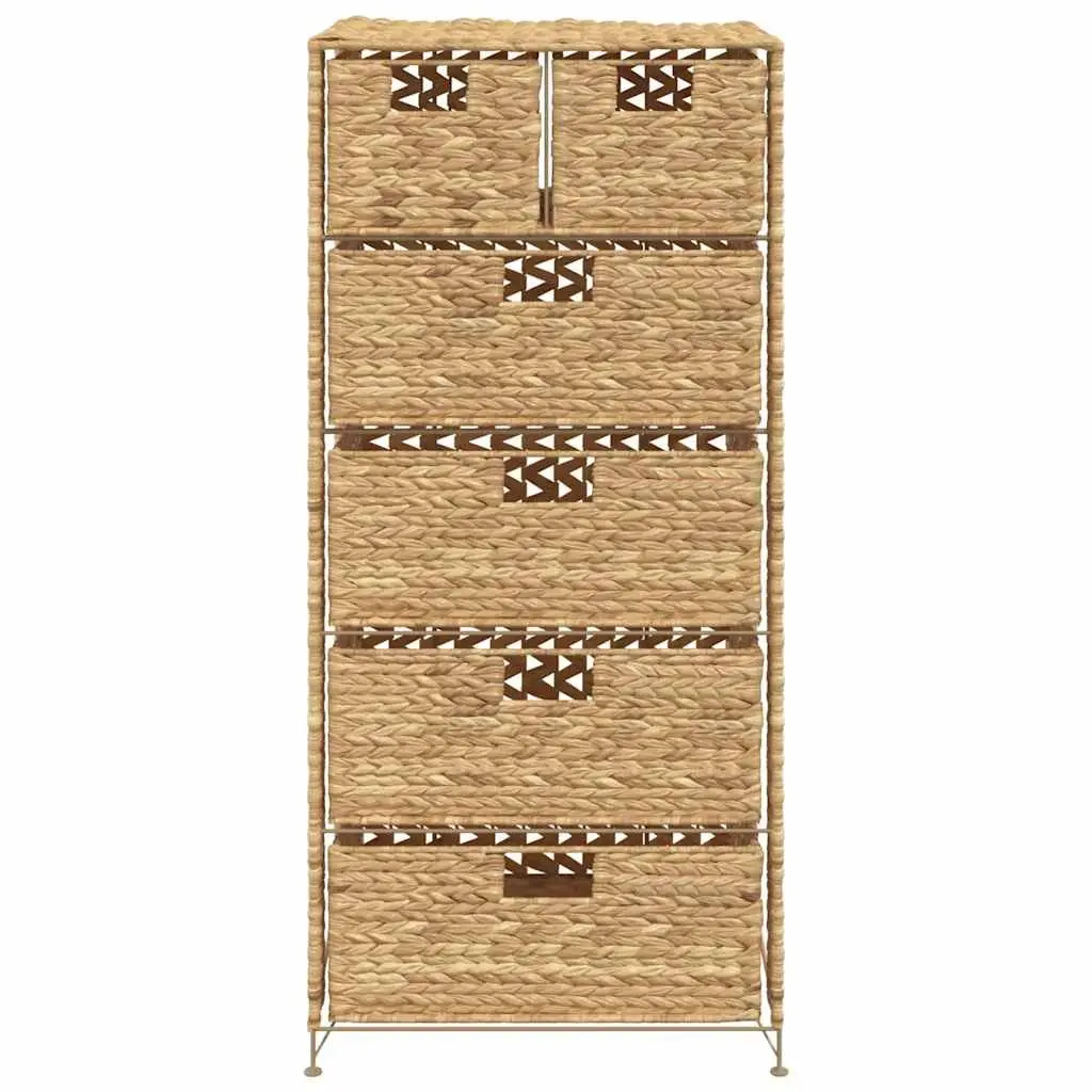 Storage Cabinet with 6 Baskets in Brown