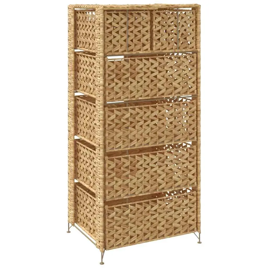 Storage Cabinet with 6 Baskets in Brown
