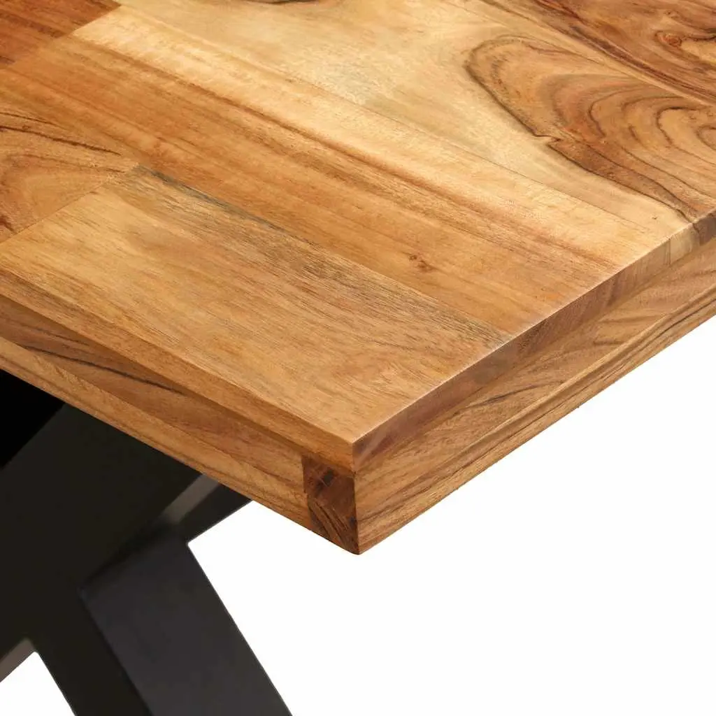 Solid Acacia Mango Wood Dining Table 180x90 cm