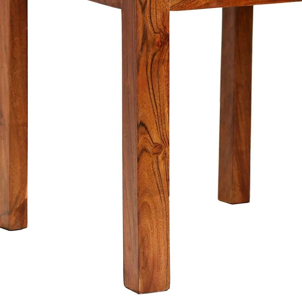 Solid Wood Dining Chairs 2 pcs Modern Kitchen Honey