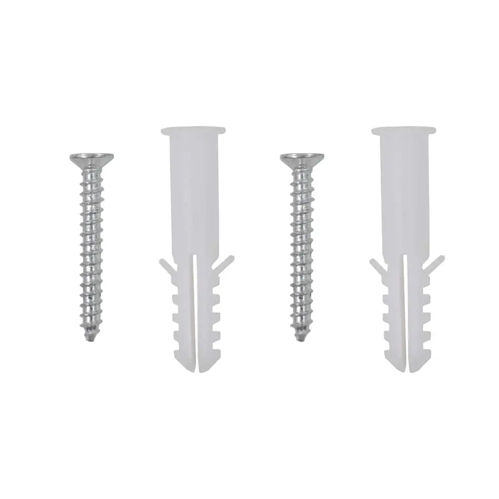 Square Glass Wall Mirror 50x50 cm Silver Finish