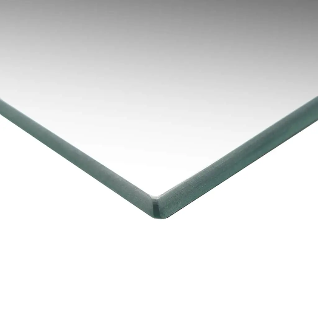 Square Glass Wall Mirror 50x50 cm Silver Finish