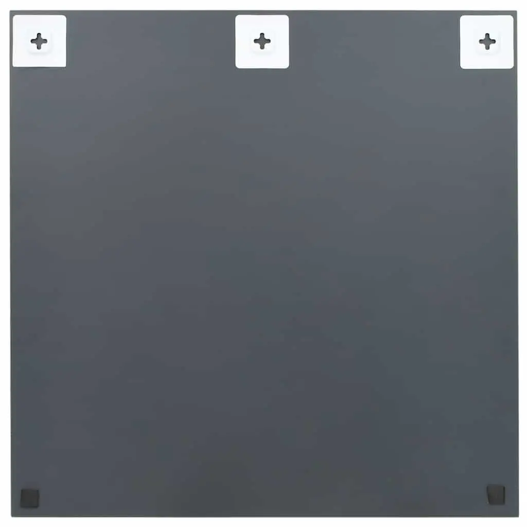 Wall Mirror Glass 60x60 cm Silver