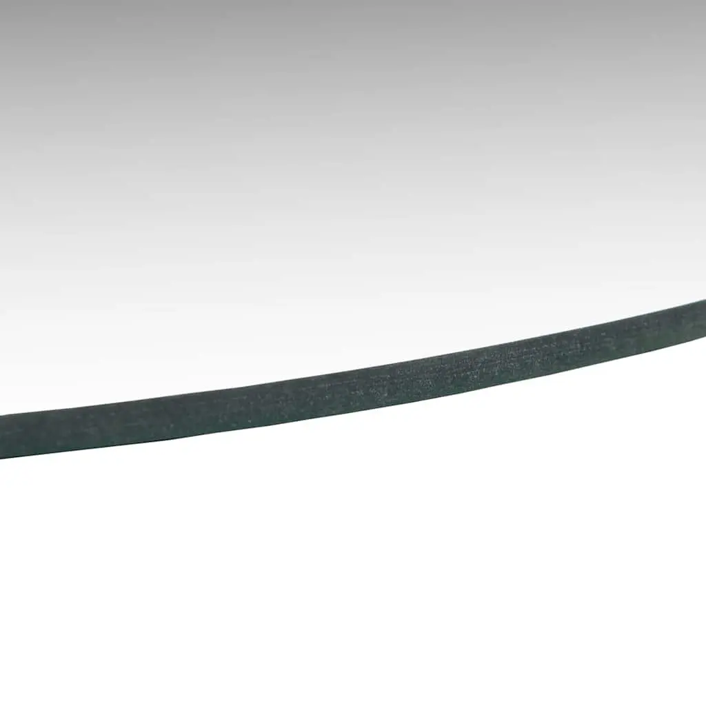 Minimalist Silver Round Wall Mirror 50cm