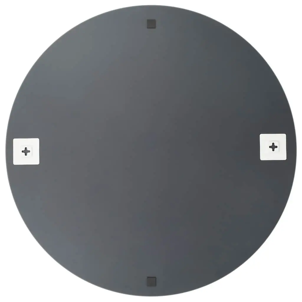 Round Wall Mirror 60cm Glass Reflective Home Bedroom Living Room Decor Mount