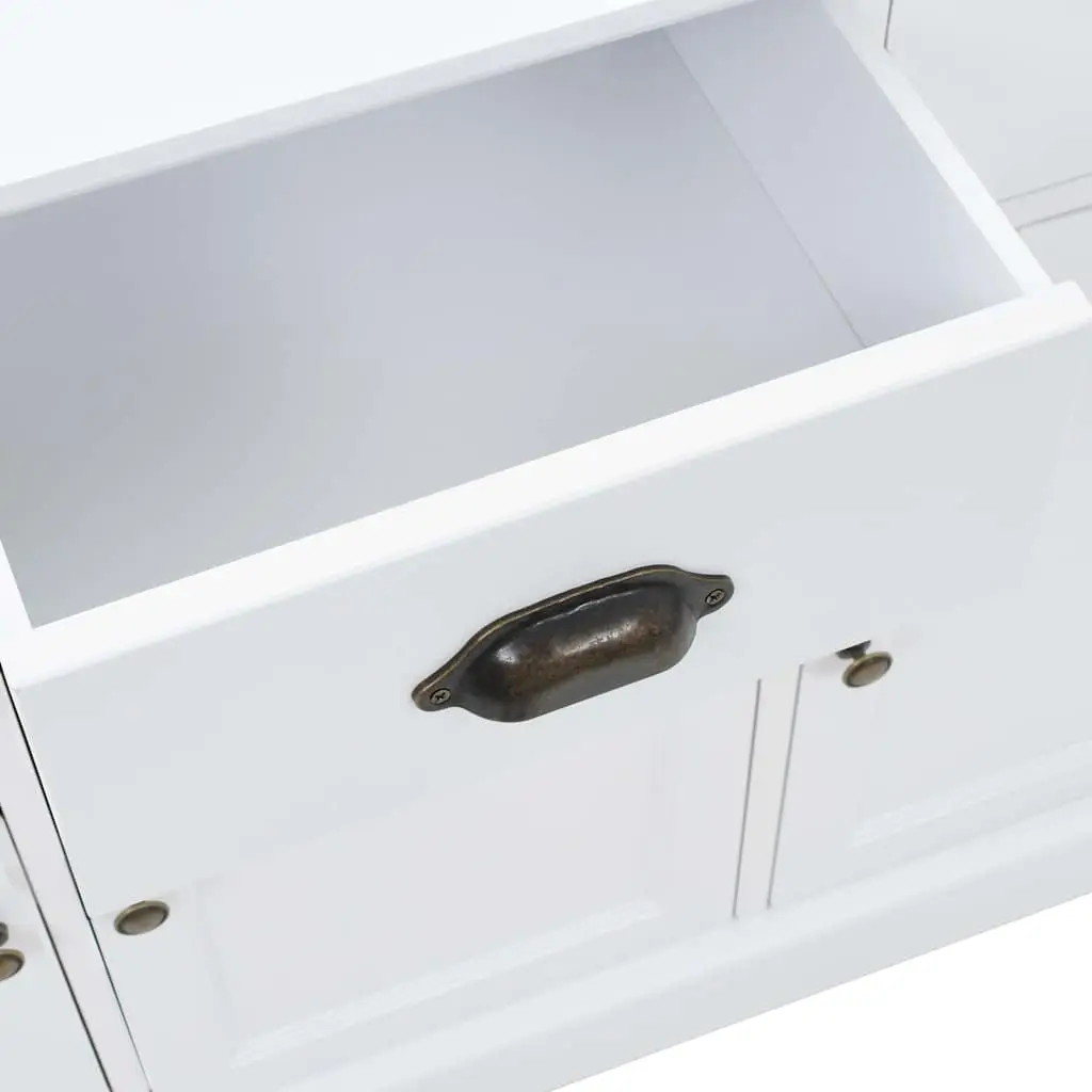 Sideboard MDF Pinewood 105 x 35 x 77.5 cm White