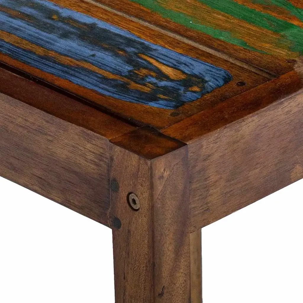 Set of 2 Vintage Kitchen Bar Stools in Reclaimed Wood