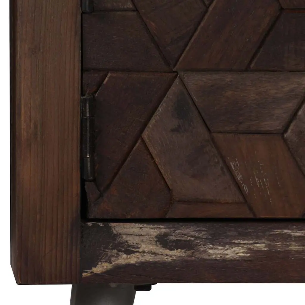 TV Cabinet Solid Reclaimed Wood 140x30x45cm Brown