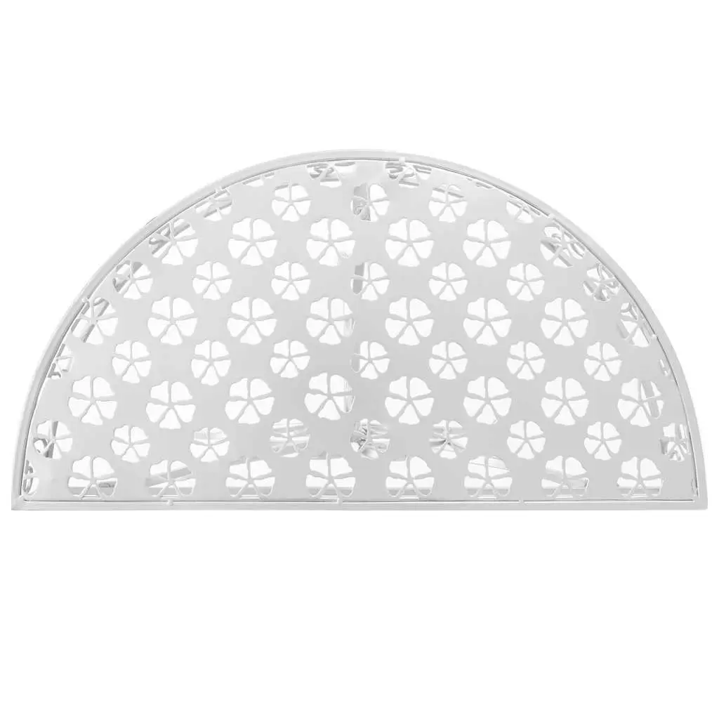 Vintage Style Half Round Accent Table for Display