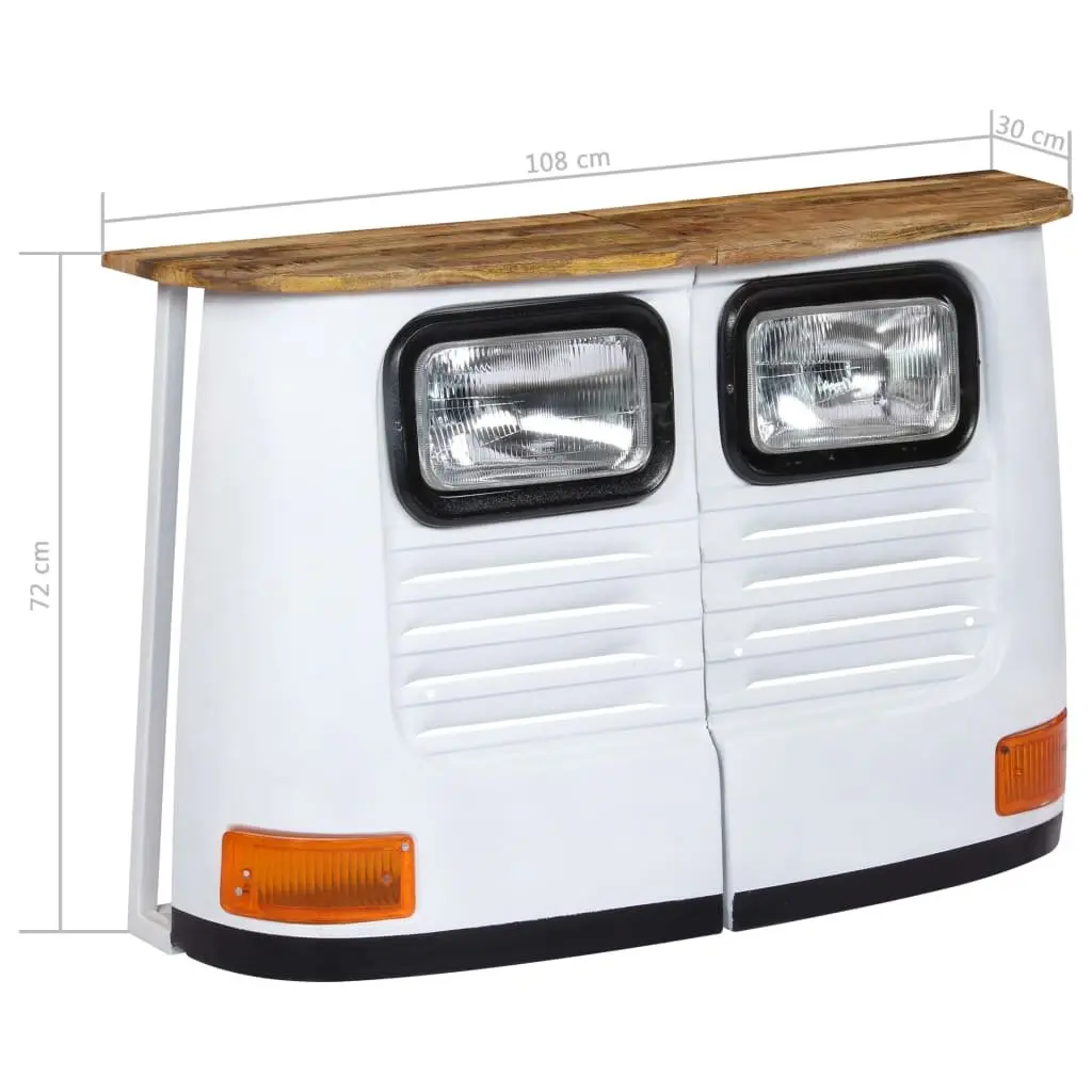 Industrial Rustic Mango Wood Sideboard with Steel Frame