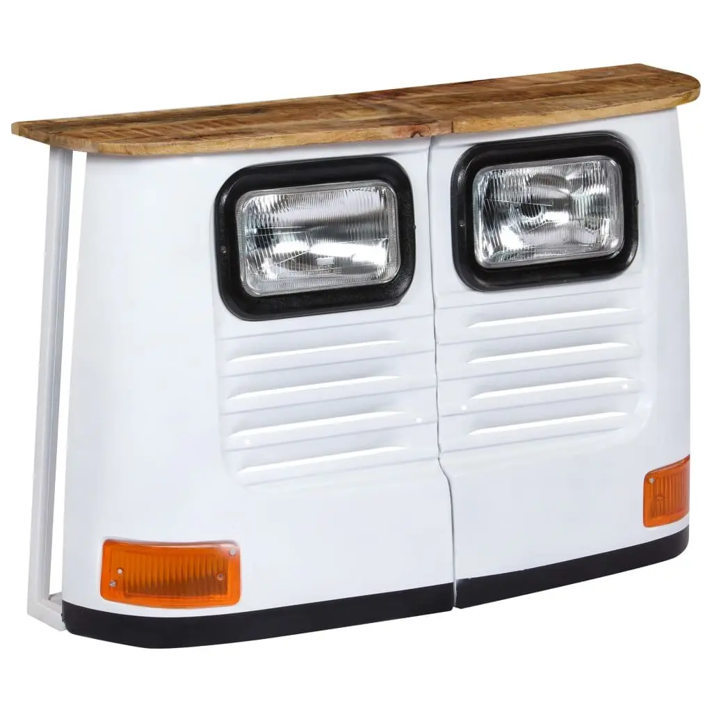 Industrial Rustic Mango Wood Sideboard with Steel Frame