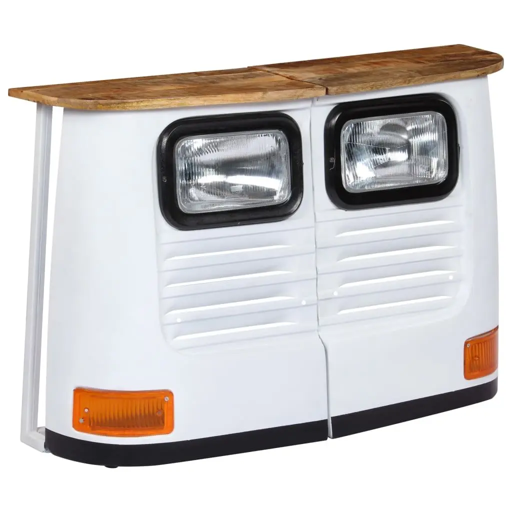 Industrial Rustic Mango Wood Sideboard with Steel Frame
