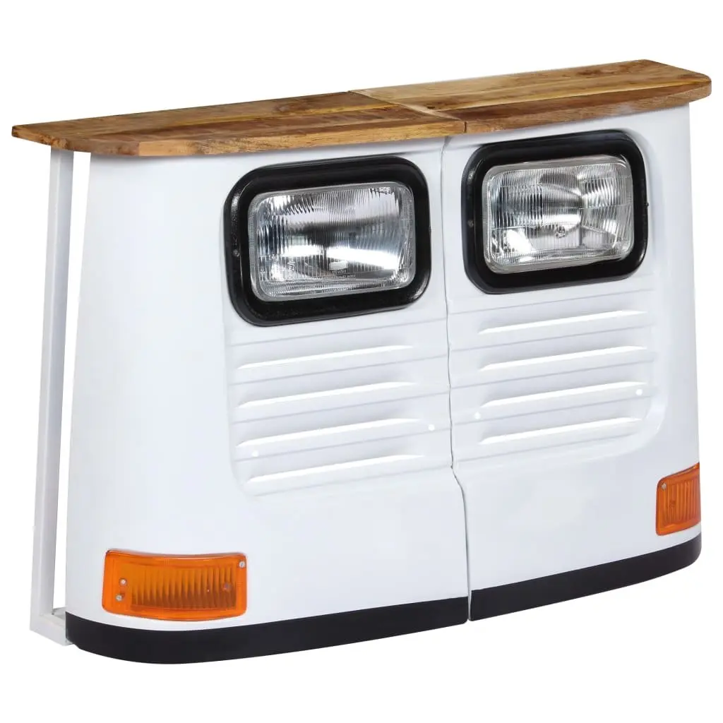 Industrial Rustic Mango Wood Sideboard with Steel Frame