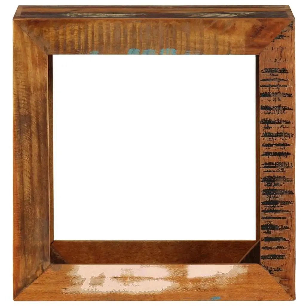 Solid Reclaimed Wood Stool 40x30x40cm Brown Side Table