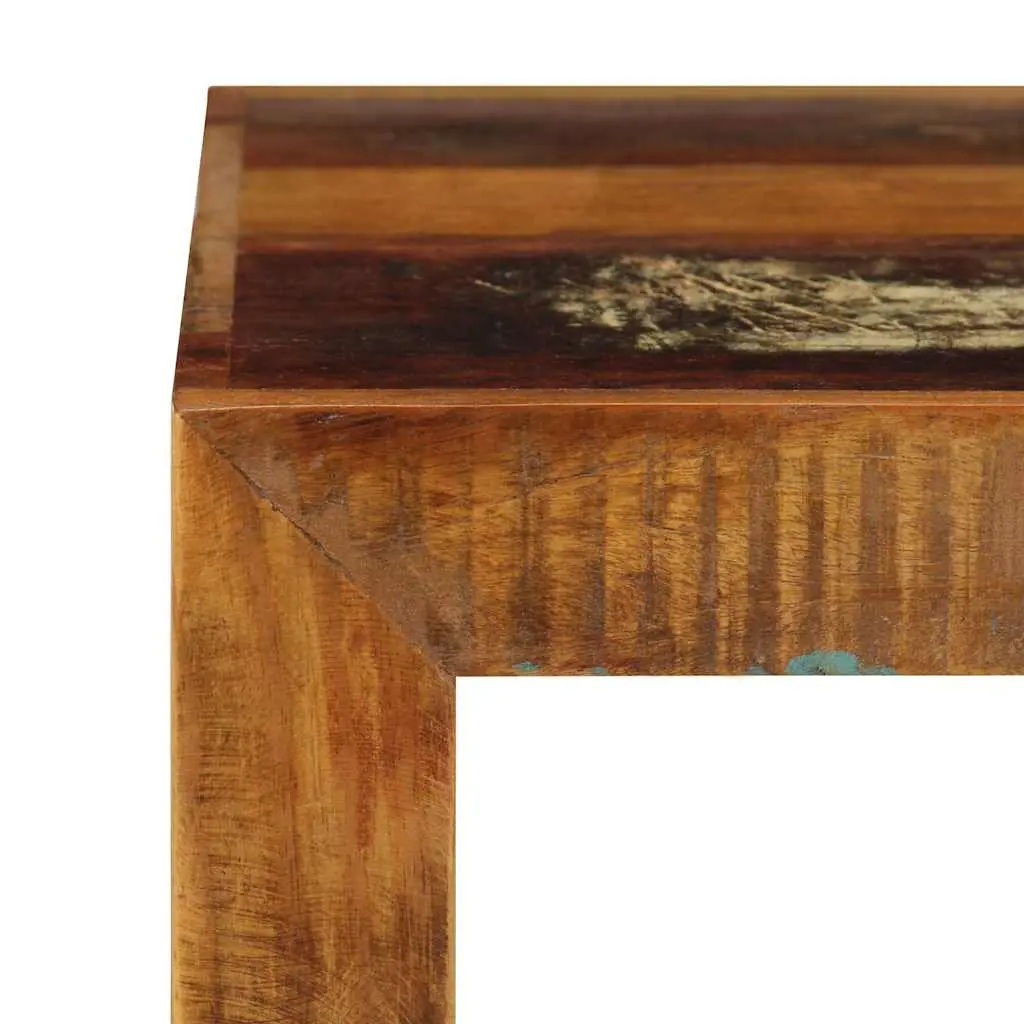 Solid Reclaimed Wood Stool 40x30x40cm Brown Side Table