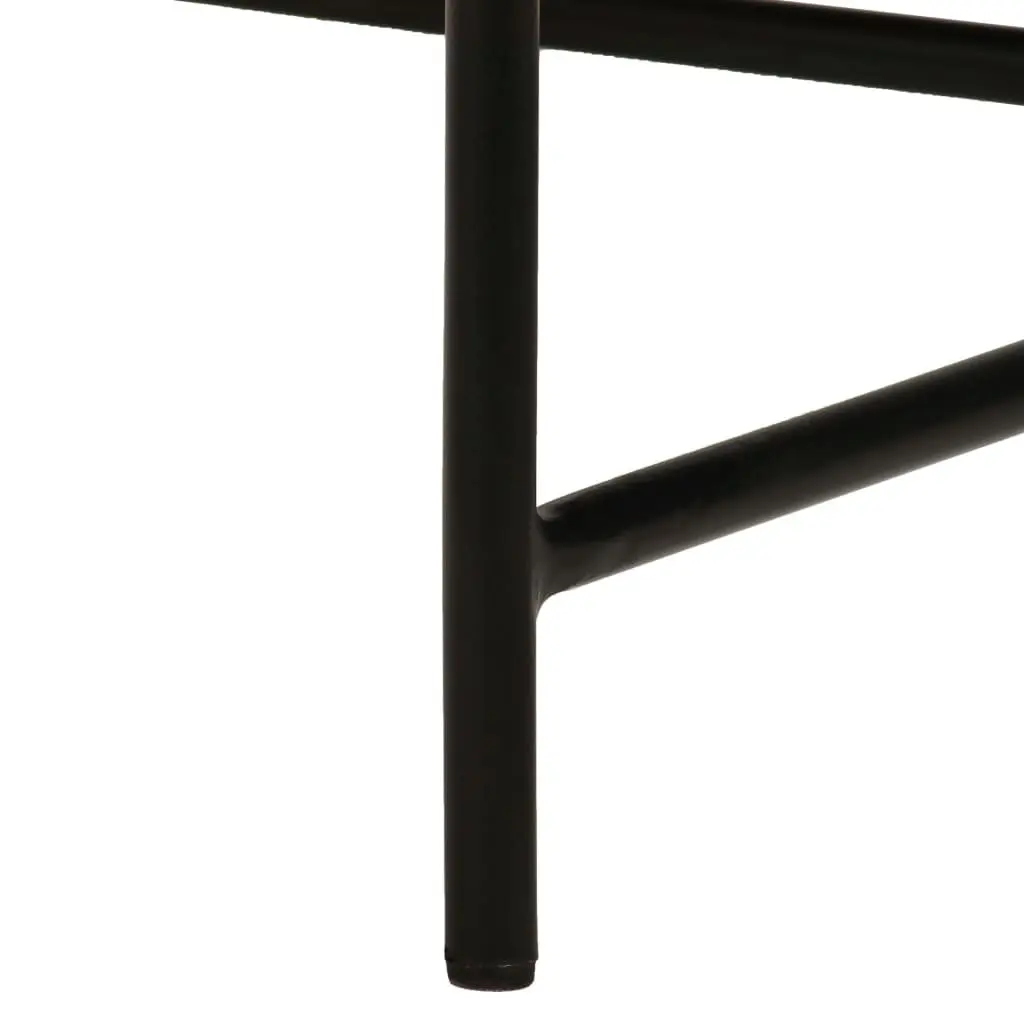2-Piece End Table Set with Gold MDF and Steel