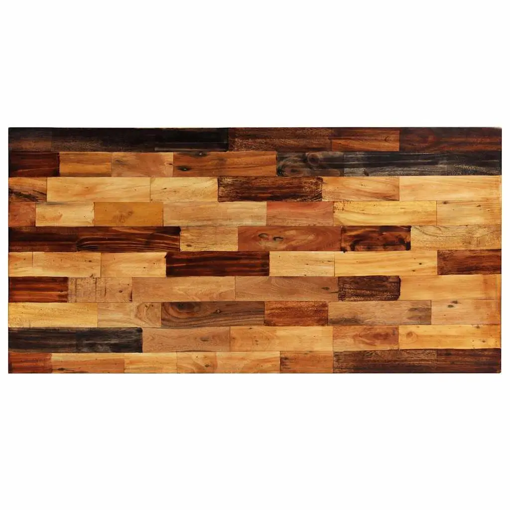 Reclaimed Wood Bar Table with Steel Legs for Industrial Style