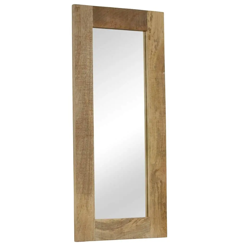 50x110 cm Solid Mango Wood Frame Mirror for Vintage Appeal