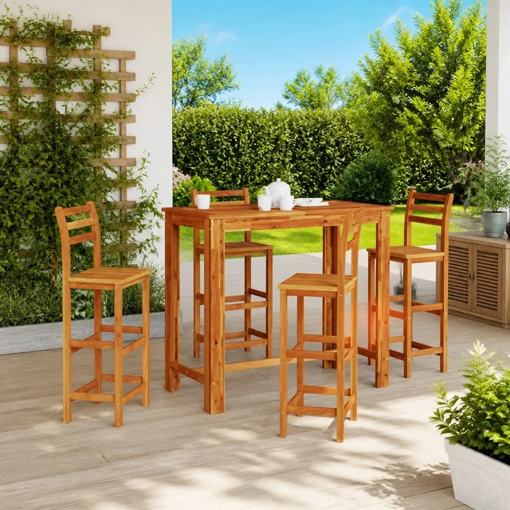 Solid Wood Bar Table for Kitchen and Dining Room