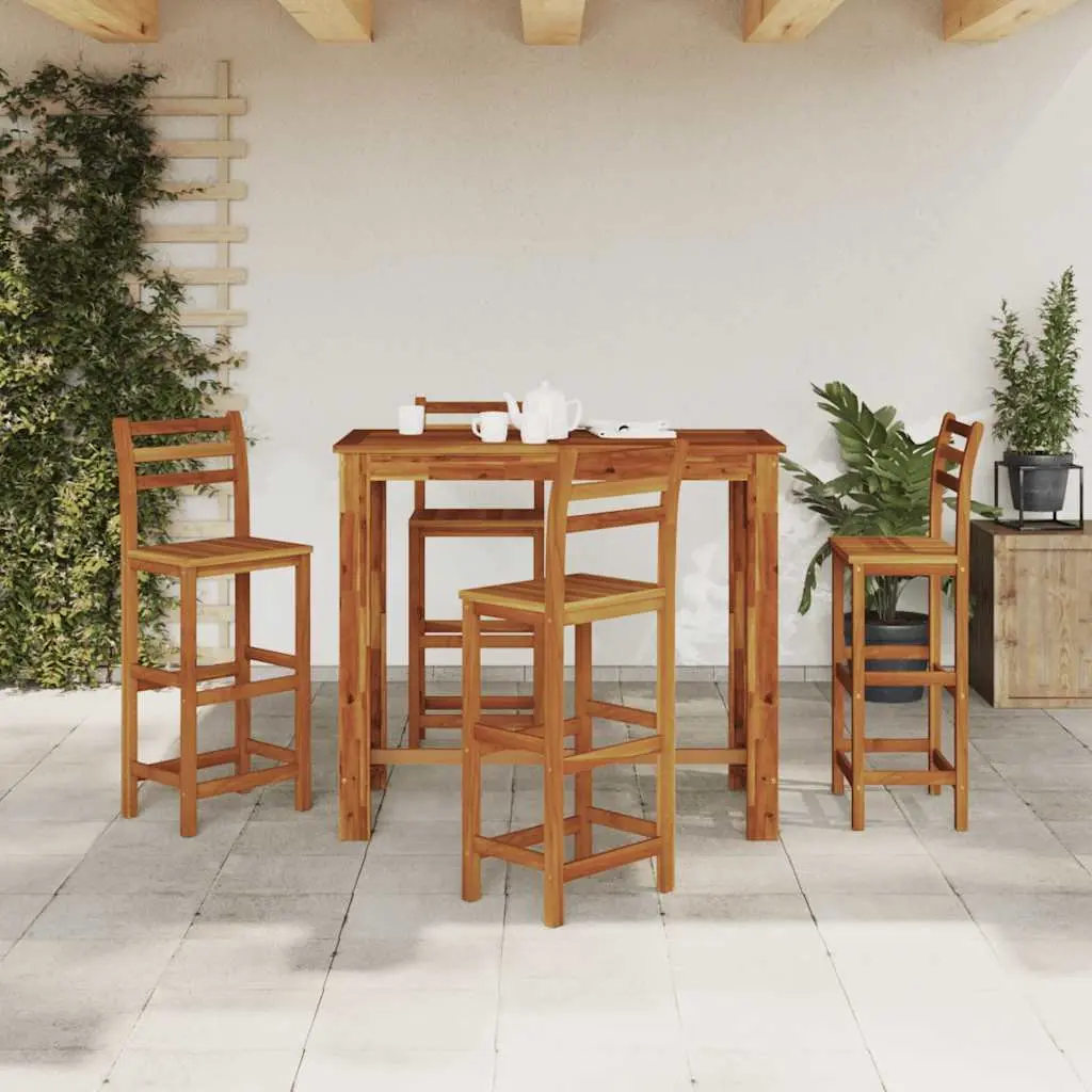 Solid Wood Bar Table for Kitchen and Dining Room
