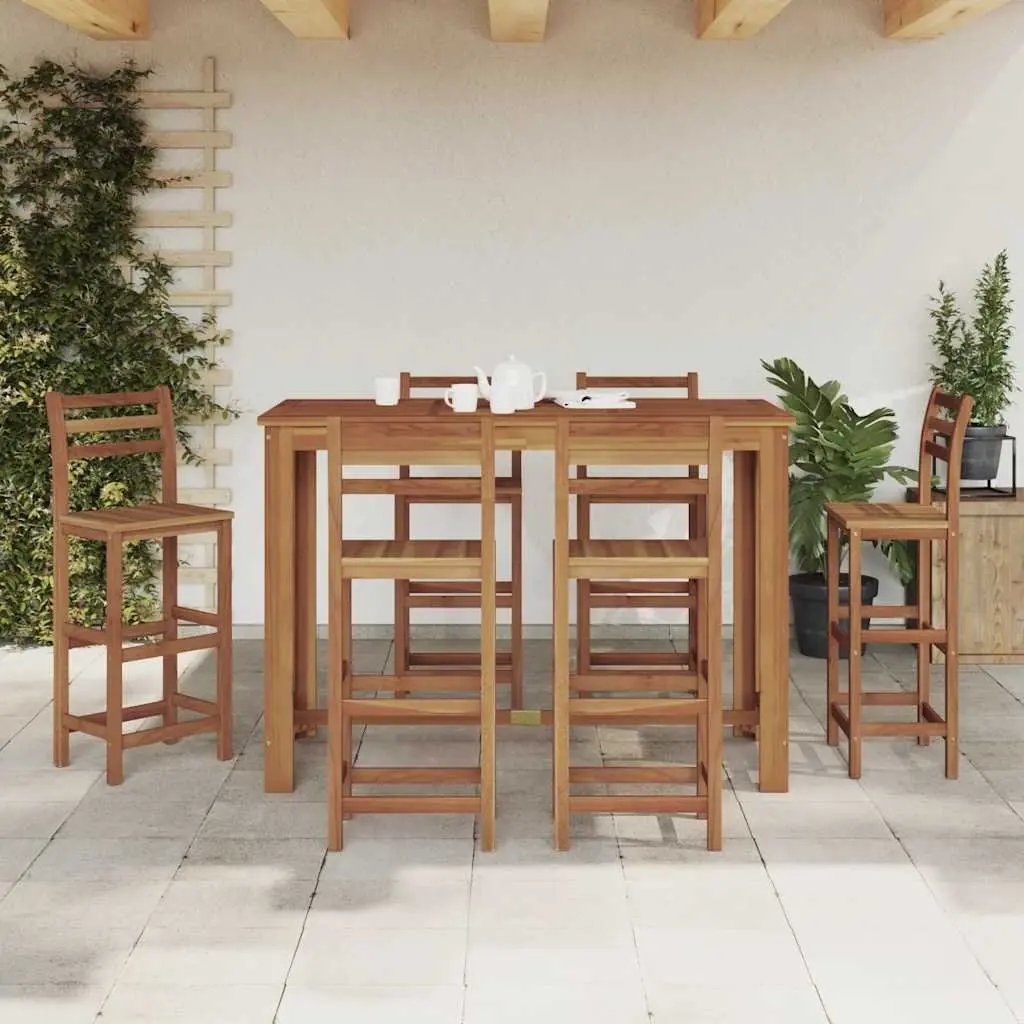 Solid Wood High Top Bar Table for Kitchen or Dining Room