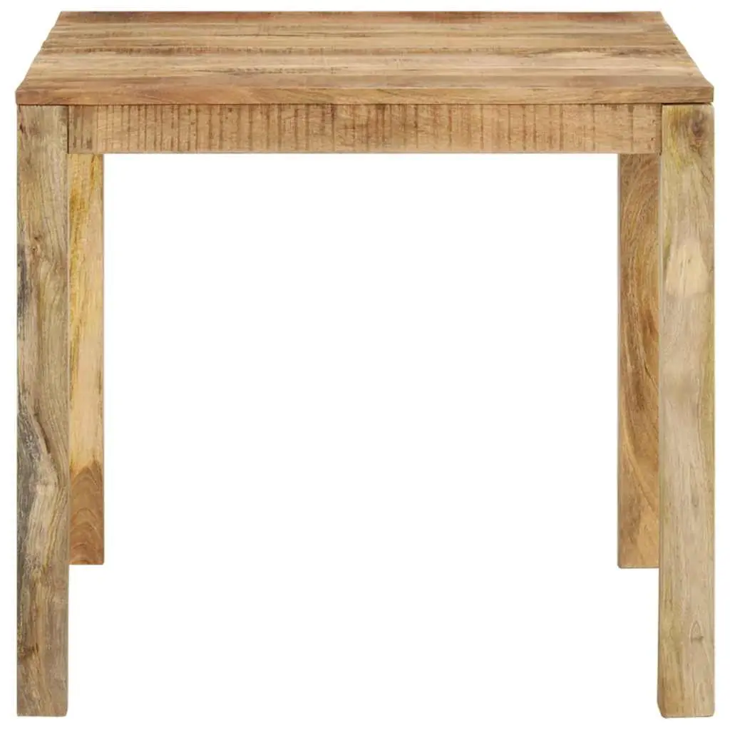 Solid Mango Wood Dining Table for Farmhouse Style