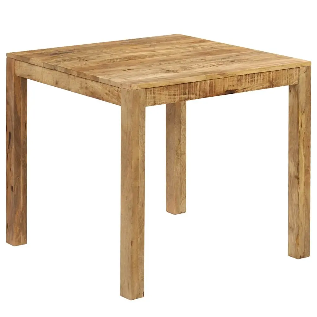 Solid Mango Wood Dining Table for Farmhouse Style