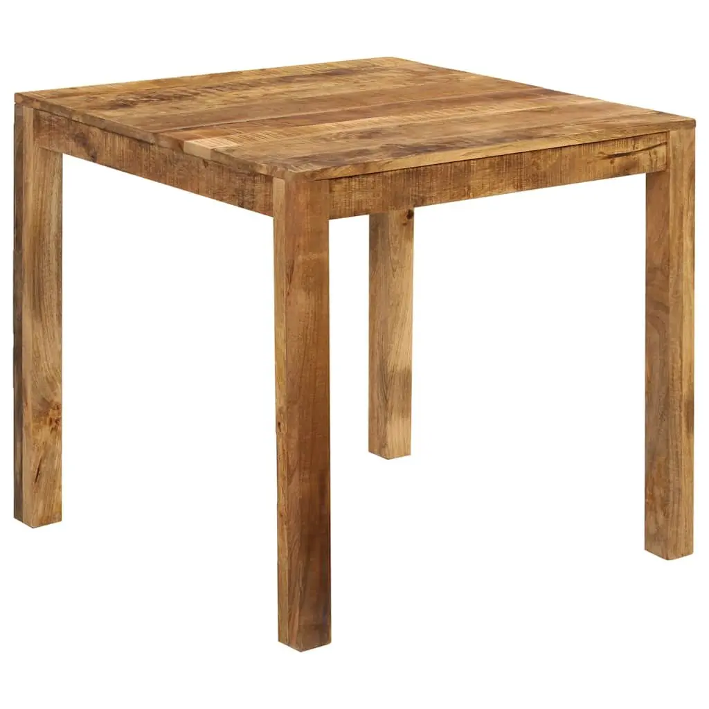 Solid Mango Wood Dining Table for Farmhouse Style