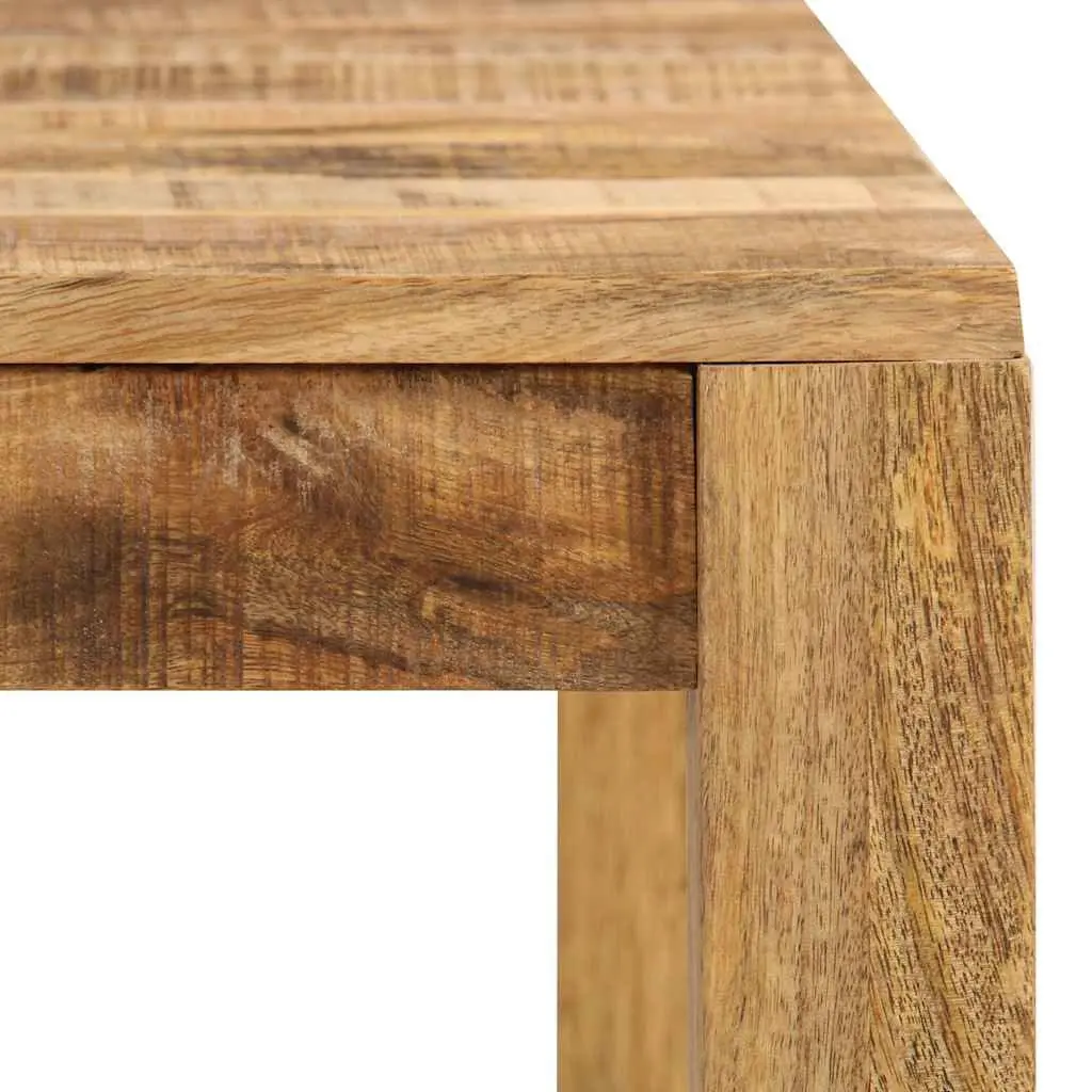 Solid Mango Wood Dining Table for Farmhouse Style