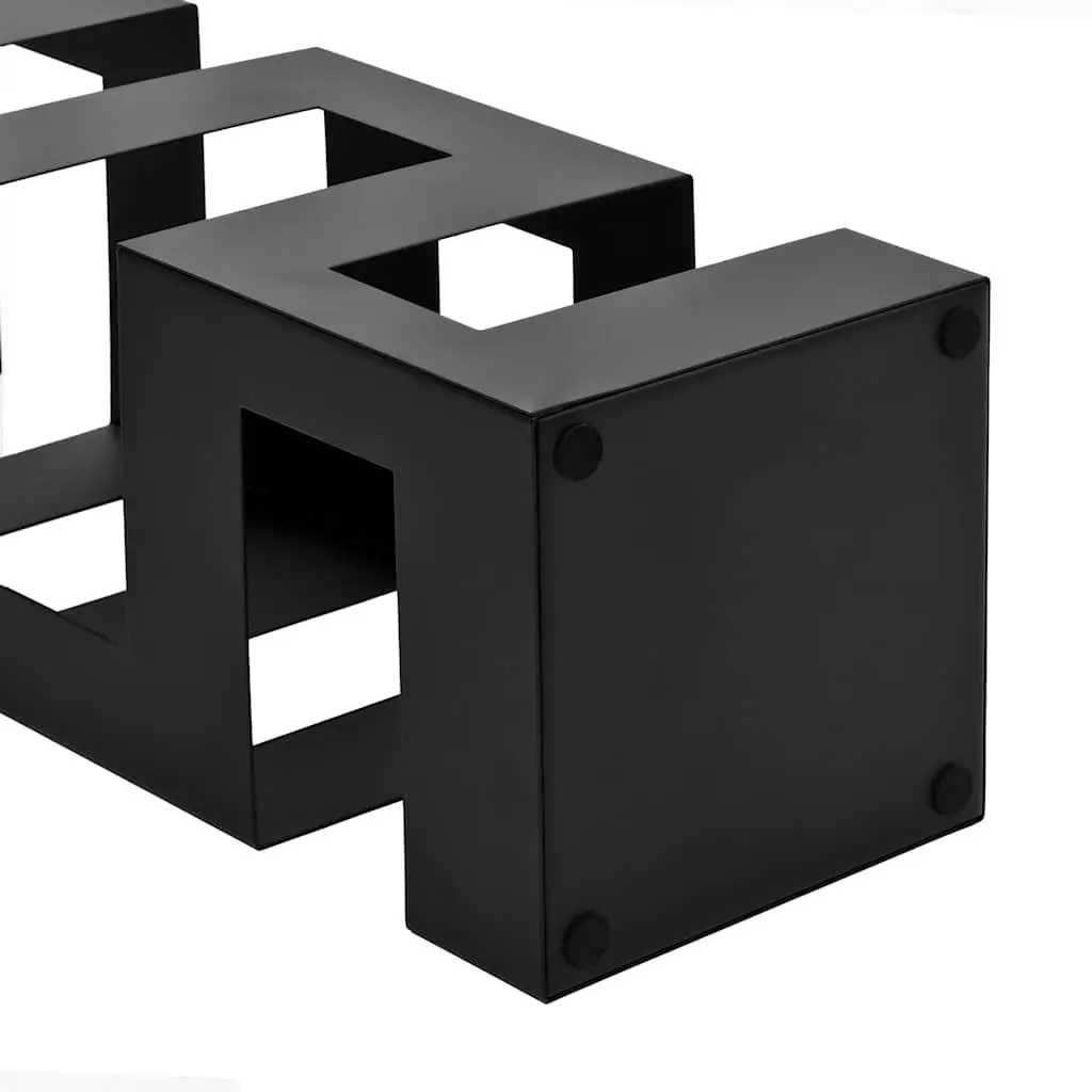 Umbrella Stand Powder-coated Steel Black Modern Holder