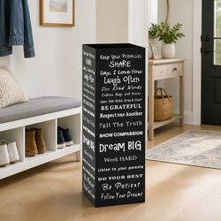 Modern Black Steel Umbrella Stand for Entryways