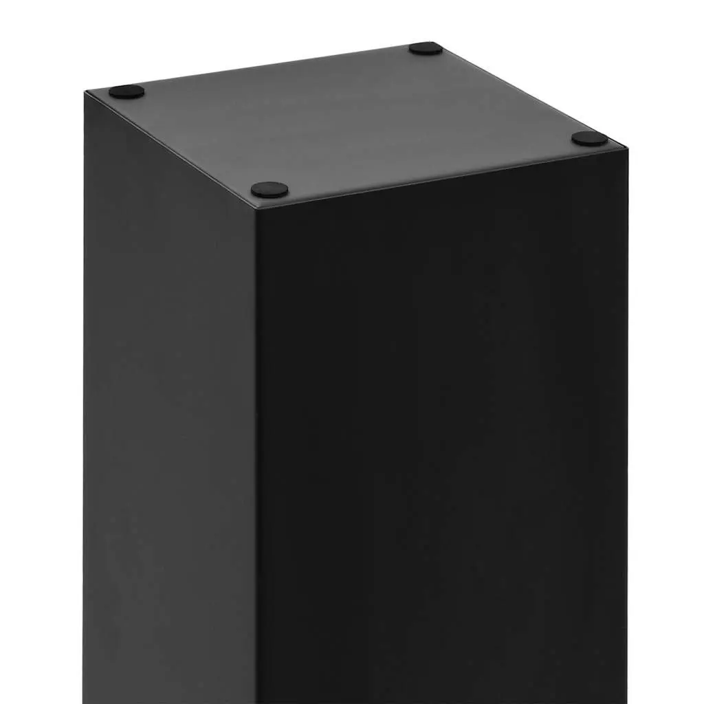 Black Steel Umbrella Stand with Removable Tray