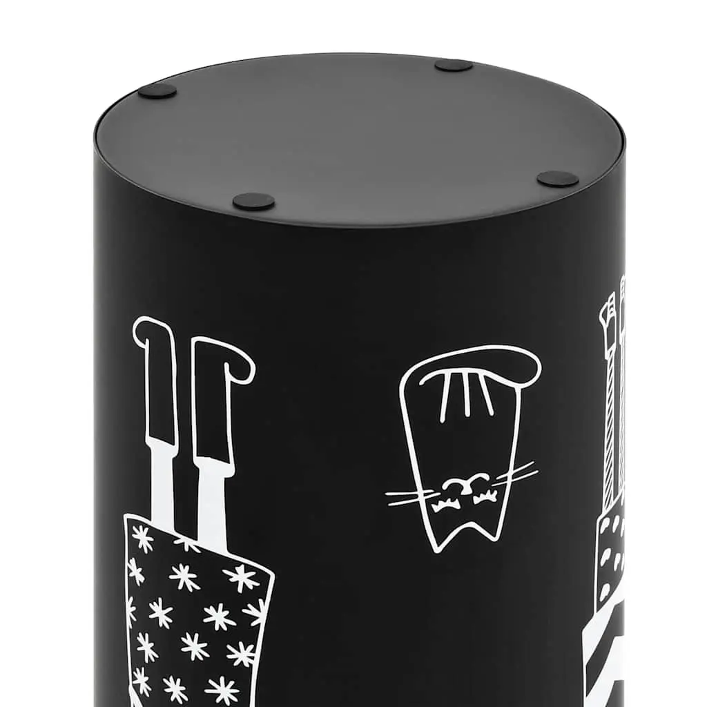 Umbrella Stand Steel Black Modern Holder