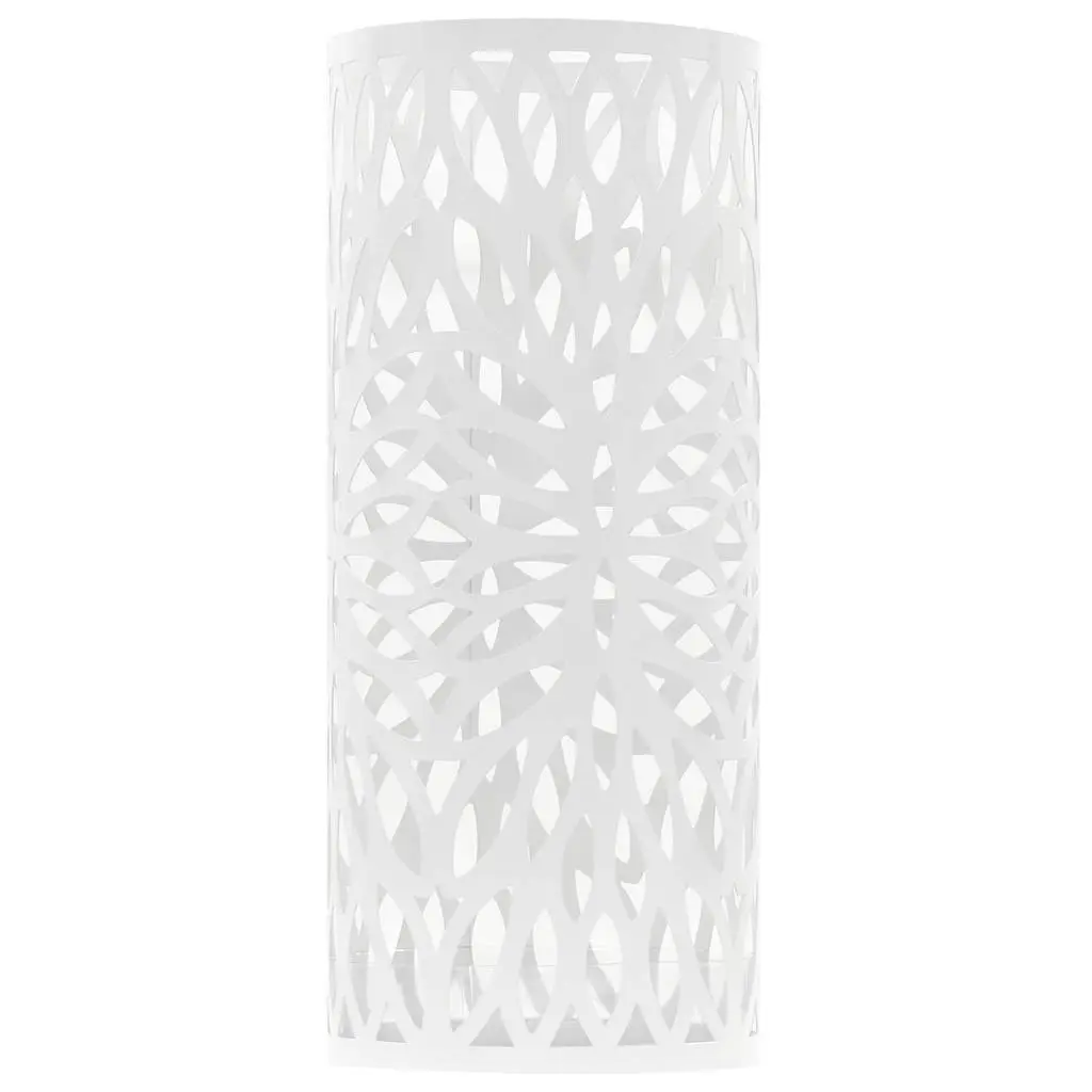 Umbrella Stand Powder-coated Steel White