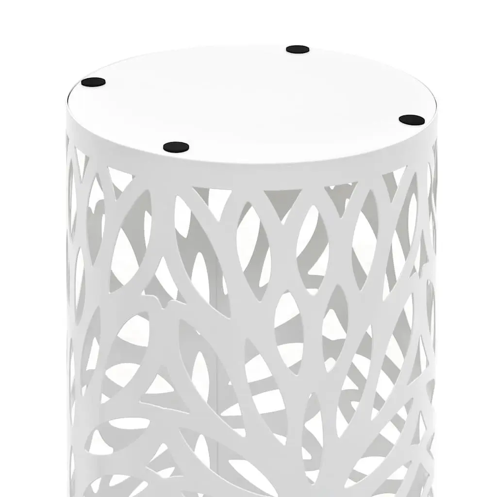 Umbrella Stand Powder-coated Steel White
