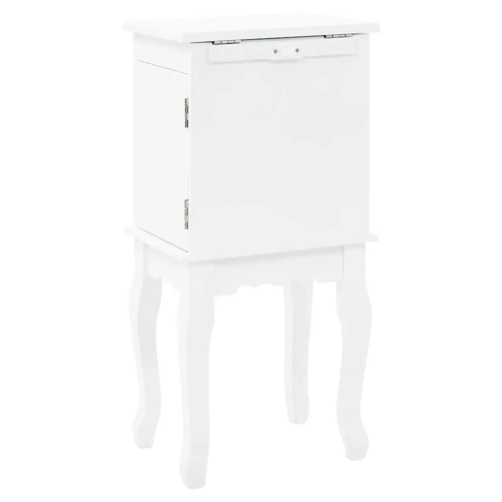 White Freestanding Jewelry Storage Cabinet