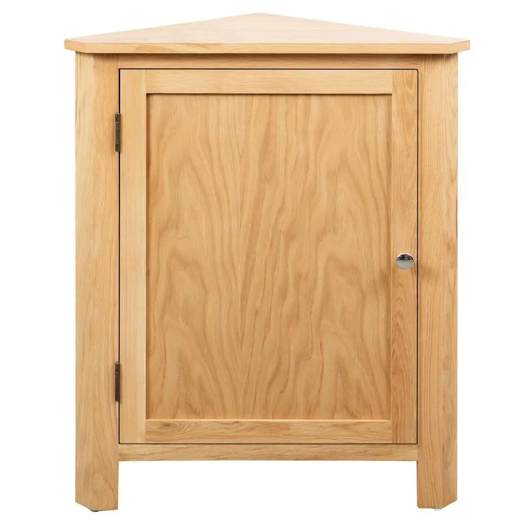Corner Cabinet 59x45x80 cm Storage Unit Brown Wooden Cupboard Furniture