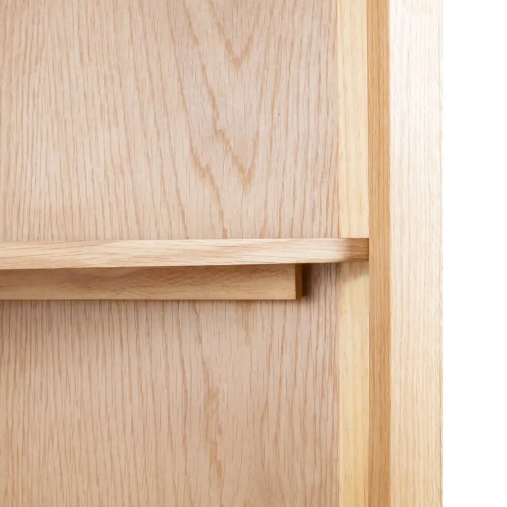 Brown Corner Cabinet 59x36x180 cm for Storage