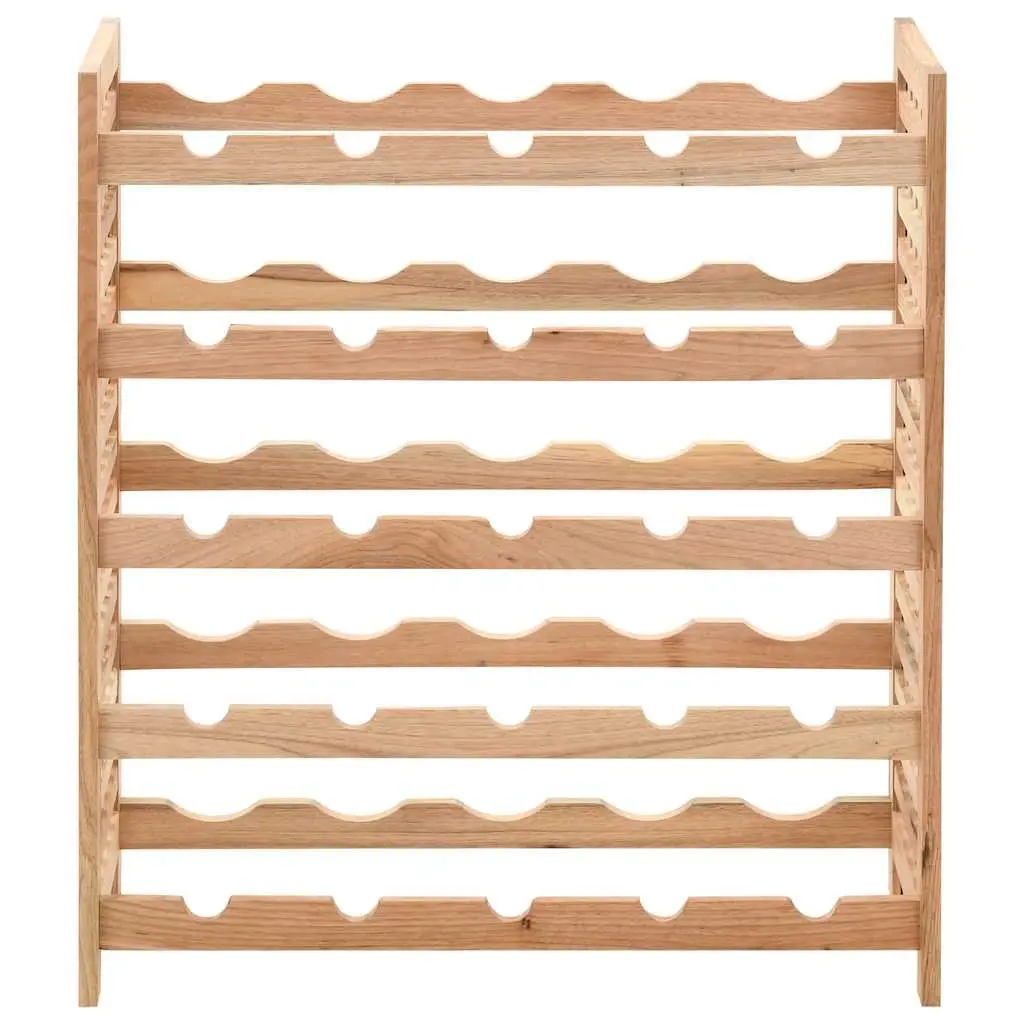 5-Tier Wine Rack for 25 Bottles in Solid Walnut