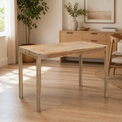 Acacia Wood Dining Table 120x70x75cm for Your Kitchen