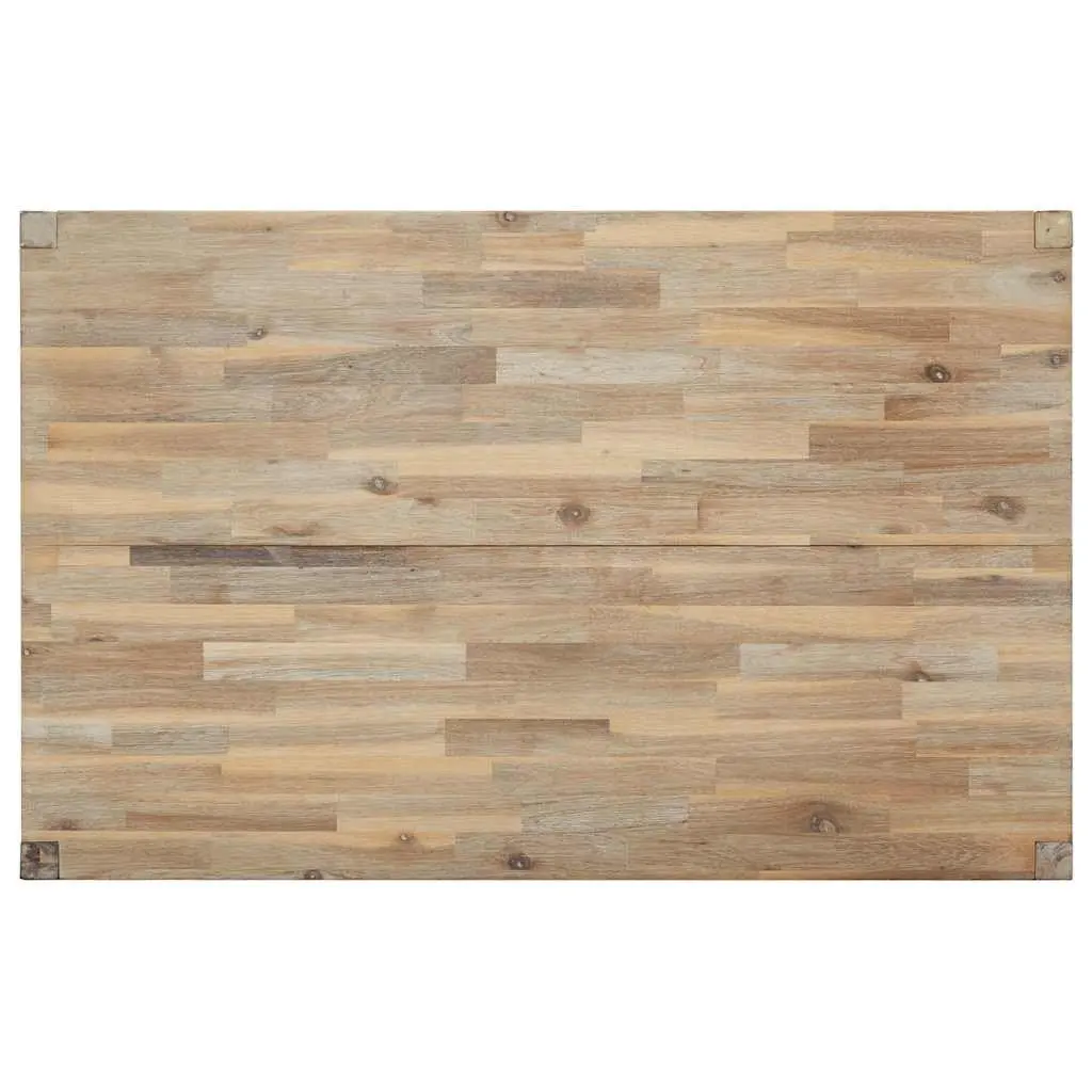 Dining Table Solid Acacia Wood 120x70x75cm Brown