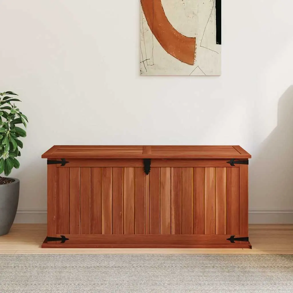 Storage Chest Solid Acacia Wood Brown Bedroom Living Room Furniture Box