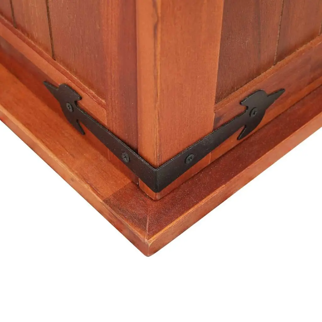 Storage Chest Solid Acacia Wood Brown Bedroom Living Room Furniture Box