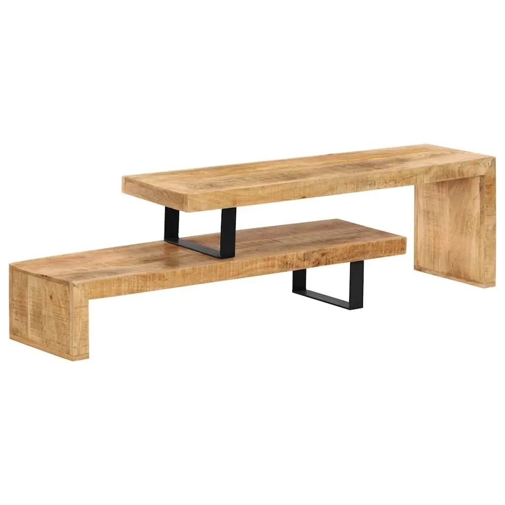 Solid Mango Wood TV Stand for Media Entertainment