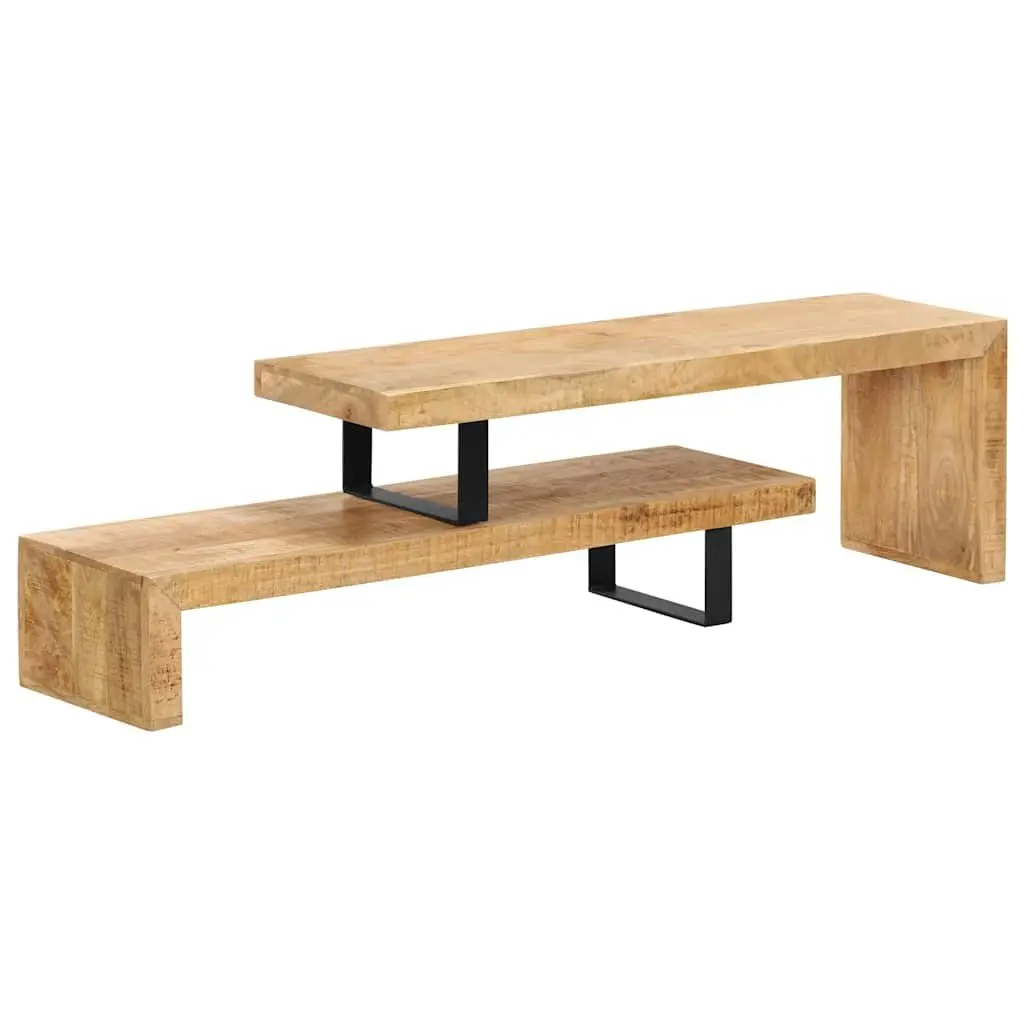 Solid Mango Wood TV Stand for Media Entertainment